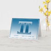 Gemini Birthday Card II Karte (Gelbe Blume)