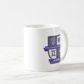 Gemini Birthday Crest™ for June 1-21 Mug Kaffeetasse (VorderseiteRechts)