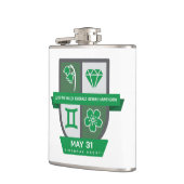 Gemini Birthday Crest™ for May 21-31 Flachmann (Links)