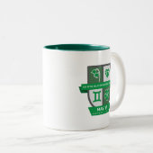 Gemini Birthday Crest™ for May 21-31 Mug Zweifarbige Tasse (VorderseiteRechts)