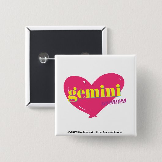Gemini Button (Vorne & Hinten)
