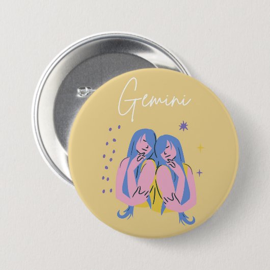 Gemini button badge (Vorne & Hinten)