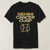 Gemini Cancer Cusp T-Shirt (Design vorne)