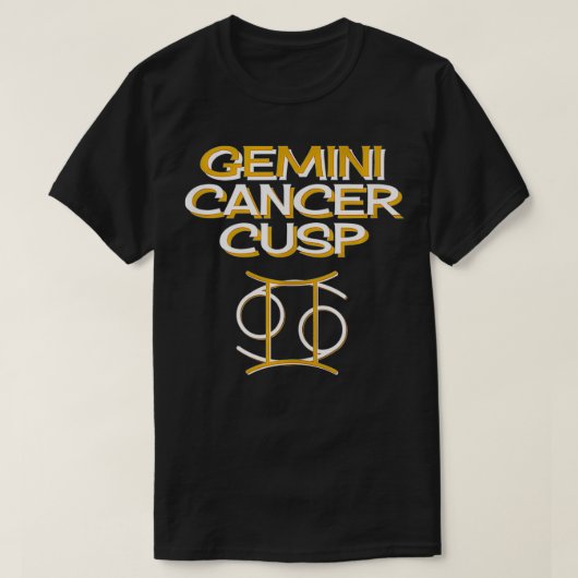 Gemini Cancer Cusp T-Shirt (Design vorne)