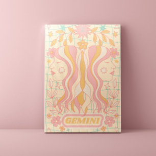 Gemini Celestial Zodiac Pastel Dreams Mauer Leinwanddruck