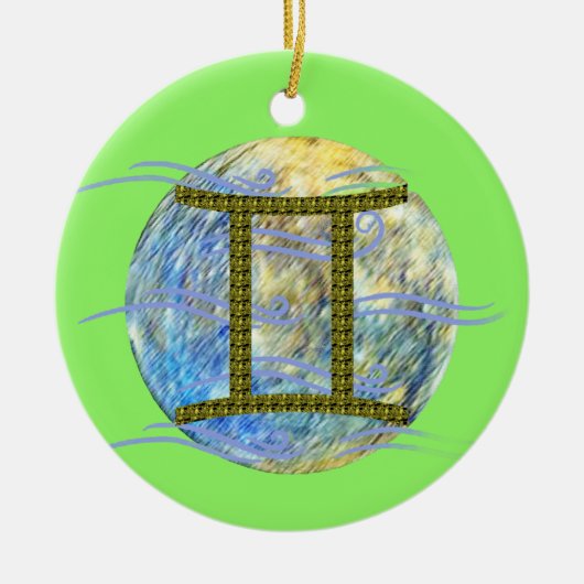 Gemini Ceramic Ornament (Vorne)