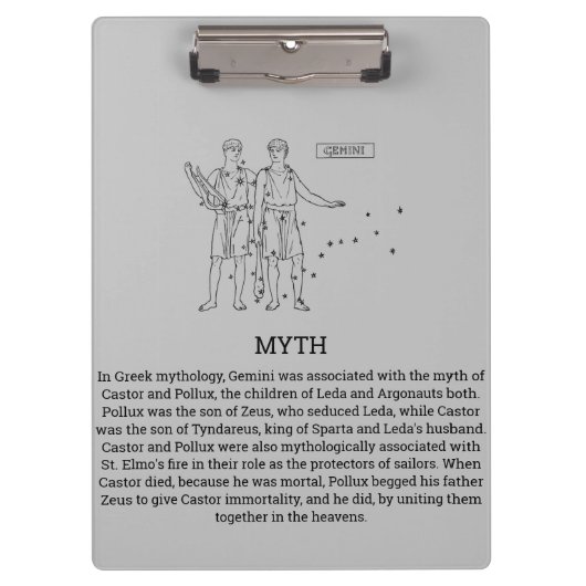 Gemini Clipboard Klemmbrett (Vorderseite)