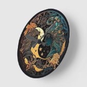 Gemini Clock Runde Wanduhr (Winkel)