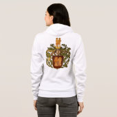 Gemini Coat of Arms Hoodie Jacket (Schwarz voll)