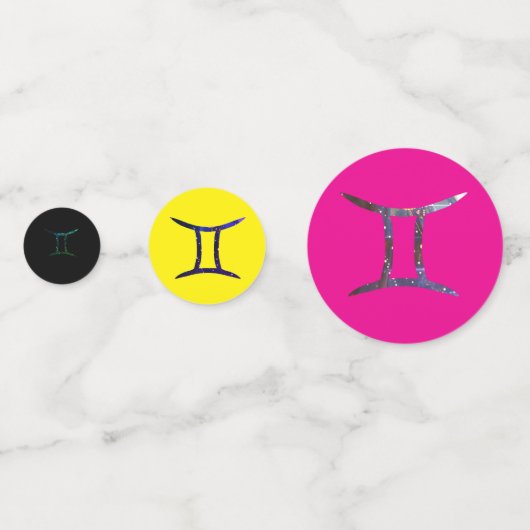 Gemini Confetti Konfetti (Rückseiten)