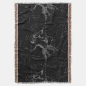 Gemini Constellation Hevelius 1690 auf Schwarz Decke (Vorderseite Vertikal)