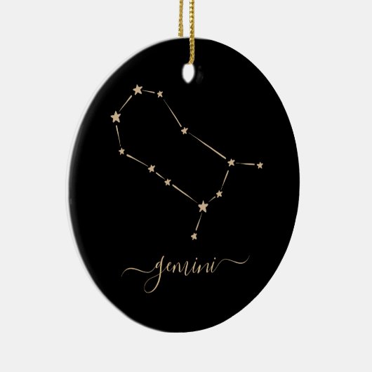 Gemini Constellation Keramik Ornament (Rechts)