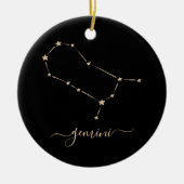 Gemini Constellation Keramik Ornament (Vorne)