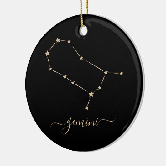 Gemini Constellation Keramik Ornament (Links)