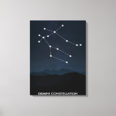 Gemini Constellation Leinwand | Schöne Zimmerdekor (Vorderseite)