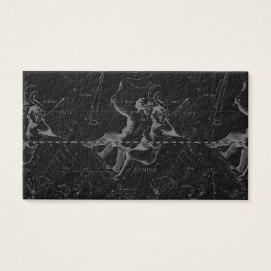 Gemini Constellation Map Gravur von Hevelius (Vorderseite)