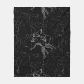 Gemini Constellation Map Gravur von Hevelius Fleecedecke (Vorderseite)