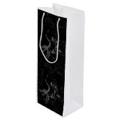 Gemini Constellation Map Gravur von Hevelius Geschenktüte Für Weinflaschen (Vorderseite Schrägansicht)