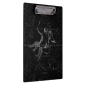 Gemini Constellation Map Gravur von Hevelius Klemmbrett (Rechts)