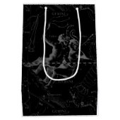 Gemini Constellation Map Gravur von Hevelius Mittlere Geschenktüte (Rückseite)