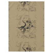 Gemini Constellation Map Hevelius circa 1690 Tischdecke (Vorderseite)