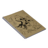 Gemini Constellation Zodiac Hevelius 1690 Notizblock (Rechte Seite)