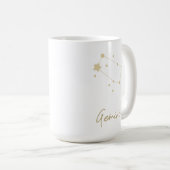 Gemini Constellation Zodiac Kaffeetasse (VorderseiteRechts)