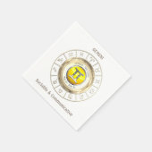 Gemini - Die Zodiaka-Zeichen Serviette (Ecke)