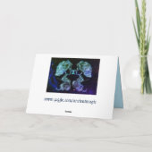 Gemini die Zwillinge zodiac Grußkarte Karte (Rückseite)