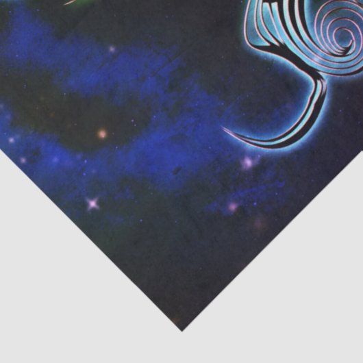 Gemini die Zwillinge zodiakisches Gewebepapier Seidenpapier (Detail)