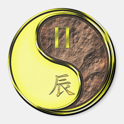 Gemini & Earth Dragon Magnet (Vorne)