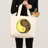 Gemini & Earth Monkey Jumbo Stoffbeutel (Vorderseite (Produkt))