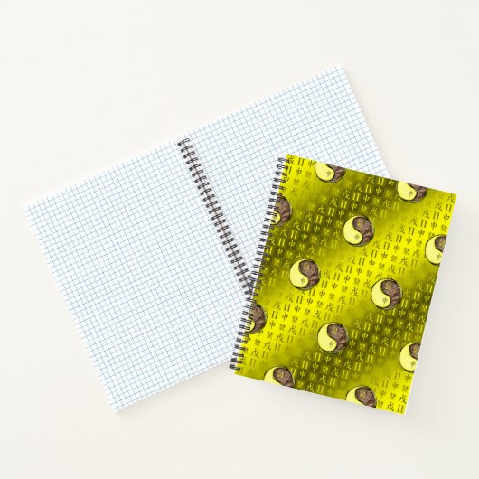 Gemini & Earth Monkey Notizblock (Innenseite)