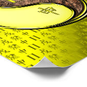 Gemini & Earth Monkey Poster (Ecke)