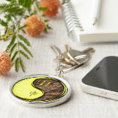 Gemini & Earth Monkey Schlüsselanhänger (Seite)