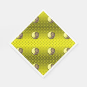 Gemini & Earth Monkey Serviette (Ecke)