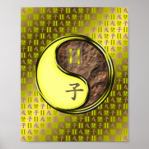 Gemini & Earth Rat Poster