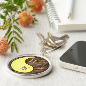 Gemini & Earth Rooster Schlüsselanhänger (Seite)