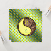 Gemini & Earth Snake Karte (Vorderseite/Rückseite Beispiel)