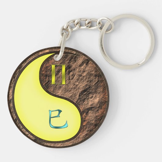 Gemini & Earth Snake Schlüsselanhänger (Rückseite)