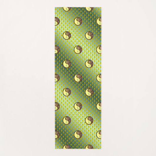 Gemini & Earth Snake Yogamatte (Vorderseite)