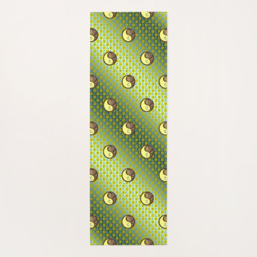 Gemini & Earth Snake Yogamatte (Rückseite)