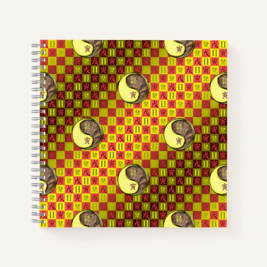 Gemini & Earth Tiger Notizblock (Vorderseite)