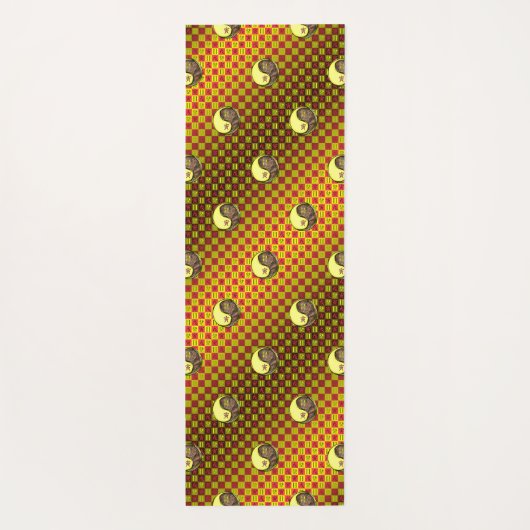 Gemini & Earth Tiger Yogamatte (Rückseite)