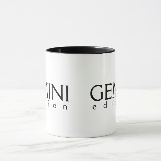 Gemini Edition mit Symbol-Tasse Tasse (Zentrum)