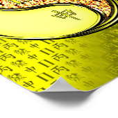 Gemini & Feuer-Affe Poster (Ecke)