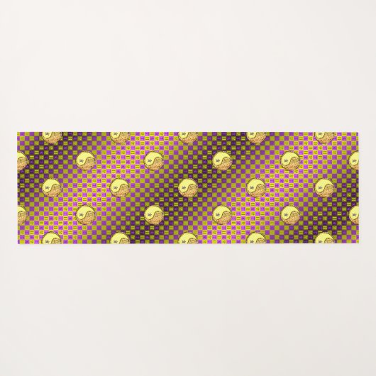 Gemini & Fire Boar Yogamatte (Rückseite (Horizontal))