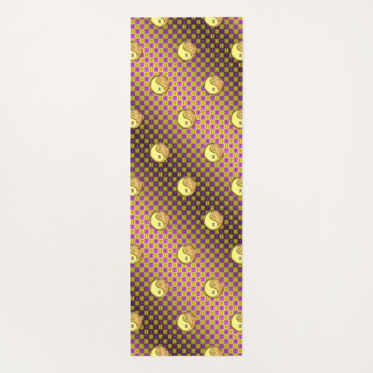 Gemini & Fire Boar Yogamatte (Rückseite)