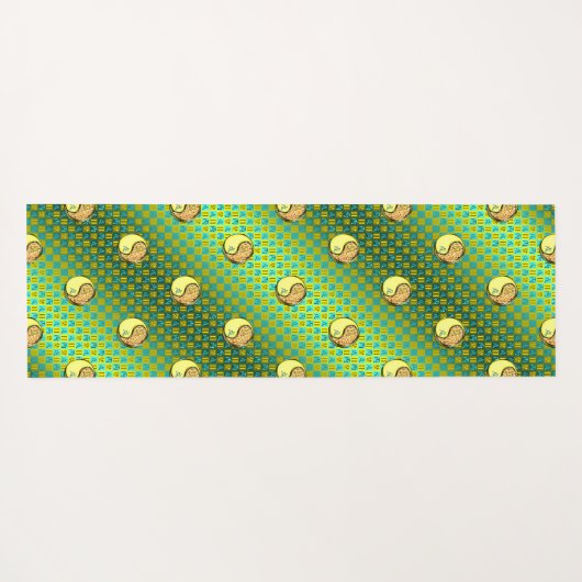 Gemini & Fire Dog Yogamatte (Rückseite (Horizontal))