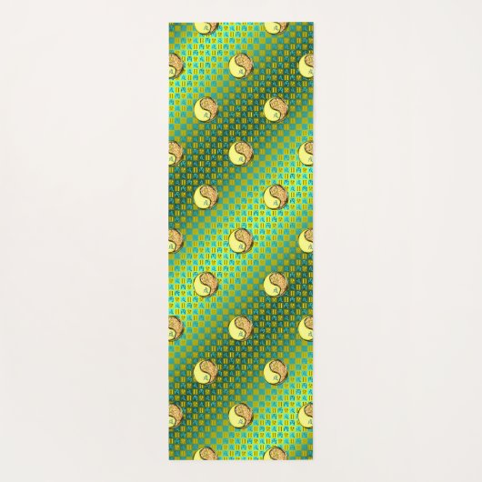 Gemini & Fire Dog Yogamatte (Rückseite)